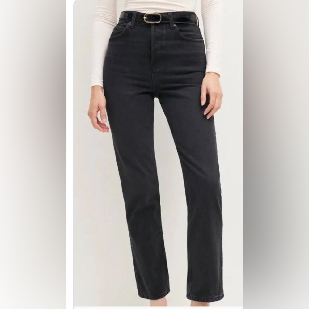 Reformation Cynthia High Rise Straight Jean
